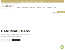 Tablet Screenshot of laga-handbags.com
